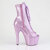 Pleaser ADORE-1021GP Bottines à plateforme Revêtement laqué Paillettes Lilas clair EU-38 / US-8