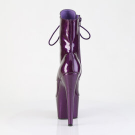 Pleaser ADORE-1021GP Bottines à plateforme Revêtement laqué Paillettes Lilas foncé EU-35 / US-5