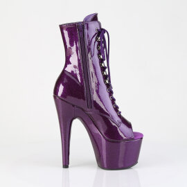 Pleaser ADORE-1021GP Bottines à plateforme Revêtement laqué Paillettes Lilas foncé EU-35 / US-5