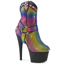 Pleaser ADORE-1029RS Bottines à plateforme Strass...