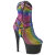 Pleaser ADORE-1029RS Bottines à plateforme Strass Multicolore EU-39 / US-9