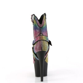 Pleaser ADORE-1029RS Bottines à plateforme Strass Multicolore EU-41 / US-11