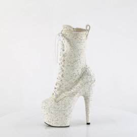 Pleaser ADORE-1040GR Bottines à plateforme Paillettes Strass Beige EU-35 / US-5