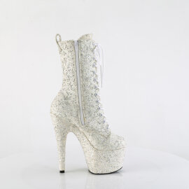 Pleaser ADORE-1040GR Bottines à plateforme Paillettes Strass Beige EU-40 / US-10