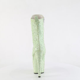 Pleaser ADORE-1040GR Bottines à plateforme Paillettes Strass Vert EU-35 / US-5
