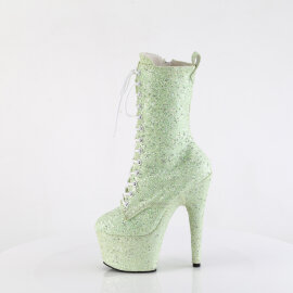 Pleaser ADORE-1040GR Bottines à plateforme Paillettes Strass Vert EU-36 / US-6