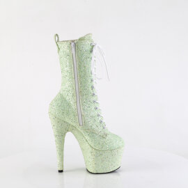 Pleaser ADORE-1040GR Bottines à plateforme Paillettes Strass Vert EU-39 / US-9