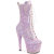 Pleaser ADORE-1040IG Bottines à plateforme Paillettes Lilas EU-35 / US-5