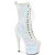 Pleaser ADORE-1040IG Bottines à plateforme Paillettes Blanc Multicolore EU-40 / US-10