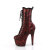 Pleaser ADORE-1040SPF Bottines à plateforme Tissu Imprimé serpent Rouge Métallique EU-35 / US-5