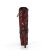 Pleaser ADORE-1040SPF Bottines à plateforme Tissu Imprimé serpent Rouge Métallique EU-35 / US-5
