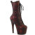 Pleaser ADORE-1040SPF Bottines à plateforme Tissu Imprimé serpent Rouge Métallique EU-36 / US-6