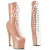 Pleaser ADORE-1040TT Bottines à plateforme Revêtement laqué Blanc Beige EU-44 / US-14
