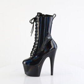 Pleaser ADORE-1040WR-HG Bottines à plateforme Revêtement laqué Holo Noir EU-40 / US-10
