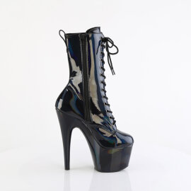 Pleaser ADORE-1040WR-HG Bottines à plateforme Revêtement laqué Holo Noir EU-40 / US-10