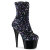 Pleaser ADORE-1042SQ Bottines à plateforme Paillettes Noir EU-40 / US-10