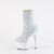 Pleaser ADORE-1042SQ Bottines à plateforme Paillettes Blanc EU-39 / US-9