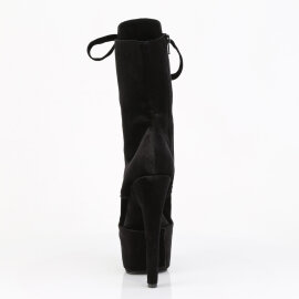 Pleaser ADORE-1045VEL Bottines à plateforme Velours Noir EU-40 / US-10