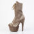 Pleaser ADORE-1045VEL Bottines à plateforme Velours Vert Marron EU-38 / US-8