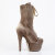 Pleaser ADORE-1045VEL Bottines à plateforme Velours Vert Marron EU-38 / US-8