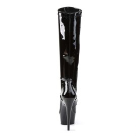 Pleaser Bottes DELIGHT-2000 Noir EU-35/US-5