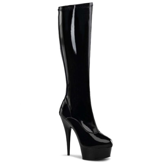 Pleaser Bottes DELIGHT-2000 Noir EU-37/US-7