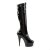 Pleaser Bottes DELIGHT-2000 Noir EU-38/US-8