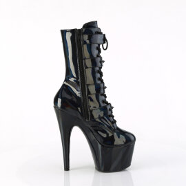 Pleaser ADORE-1046 Bottines à plateforme Revêtement laqué Holo Noir EU-40 / US-10