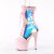 Pleaser ADORE-1047 Bottines à plateforme Revêtement laqué Holo Rose EU-42 / US-12