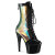 Pleaser ADORE-1047 Bottines à plateforme Revêtement laqué Holo Noir EU-41 / US-11