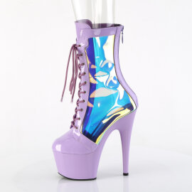 Pleaser ADORE-1047 Bottines à plateforme Revêtement laqué Holo Lilas EU-35 / US-5
