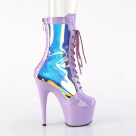 Pleaser ADORE-1047 Bottines à plateforme Revêtement laqué Holo Lilas EU-38 / US-8