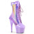 Pleaser ADORE-1047 Bottines à plateforme Revêtement laqué Holo Lilas EU-38 / US-8