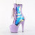 Pleaser ADORE-1047 Bottines à plateforme Revêtement laqué Holo Lilas EU-38 / US-8