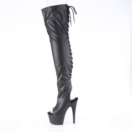 Pleaser ADORE-3017 Cuissardes à plateforme Imprimé serpent Noir EU-43 / US-13
