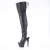 Pleaser ADORE-3017 Cuissardes à plateforme Imprimé serpent Noir EU-44 / US-14