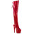 Pleaser ADORE-3019HWR Cuissardes à plateforme Holo Rouge EU-38 / US-8