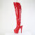 Pleaser ADORE-3019HWR Cuissardes à plateforme Holo Rouge EU-38 / US-8