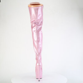 Pleaser ADORE-3020GP Cuissardes à plateforme Revêtement laqué Paillettes Rose EU-35 / US-5