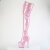 Pleaser ADORE-3020GP Cuissardes à plateforme Revêtement laqué Paillettes Rose EU-35 / US-5