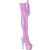 Pleaser ADORE-3020GP Cuissardes à plateforme Revêtement laqué Paillettes Lilas EU-38 / US-8