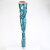 Pleaser ADORE-3020GP Cuissardes à plateforme Revêtement laqué Paillettes Vert Bleu EU-35 / US-5