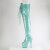 Pleaser ADORE-3021GP Cuissardes à plateforme Revêtement laqué Paillettes Bleu EU-35 / US-5