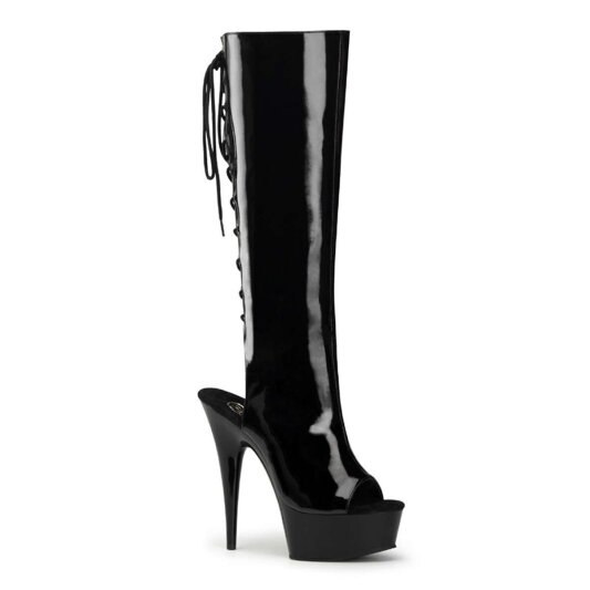 Pleaser Bottes DELIGHT-2018 Noir EU-40/US-10