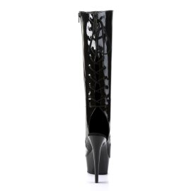 Pleaser Bottes DELIGHT-2018 Noir EU-40/US-10