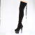 Pleaser ADORE-3063 Cuissardes à plateforme Noir EU-44 / US-14