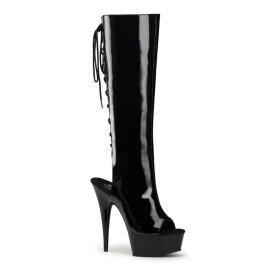 Pleaser Bottes DELIGHT-2018 Noir EU-41/US-11