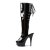 Pleaser Bottes DELIGHT-2018 Noir EU-42/US-12