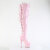 Pleaser ADORE-3063 Cuissardes à plateforme Revêtement laqué Paillettes Rose EU-38 / US-8