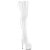 Pleaser ADORE-3850 Cuissardes à plateforme Revêtement laqué Blanc EU-38 / US-8